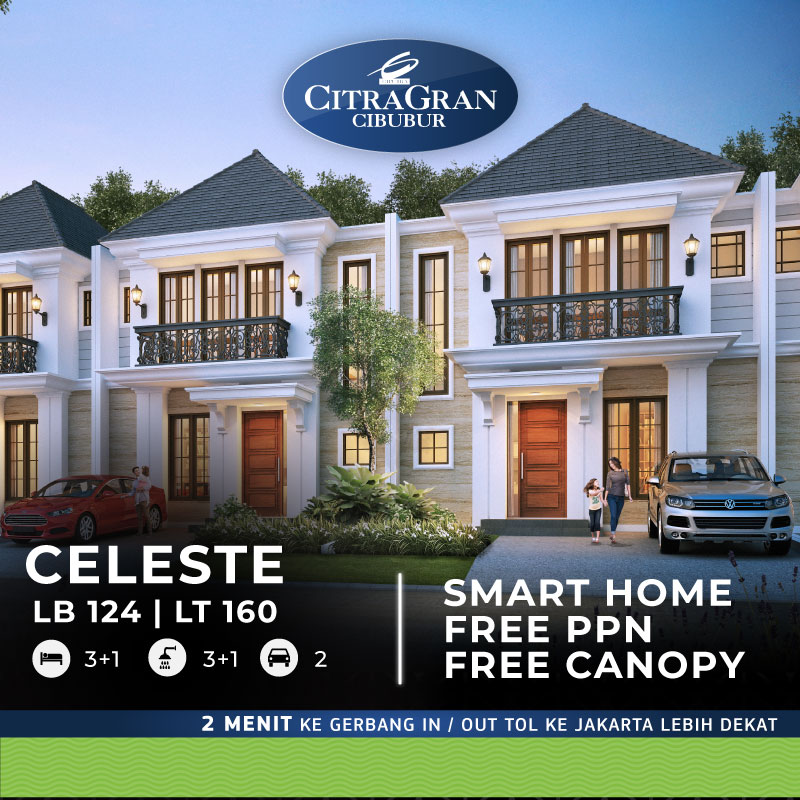Rumah Dijual Di Perumahan Citra Gran Cibubur Rumah Massa&nbsp;Depan