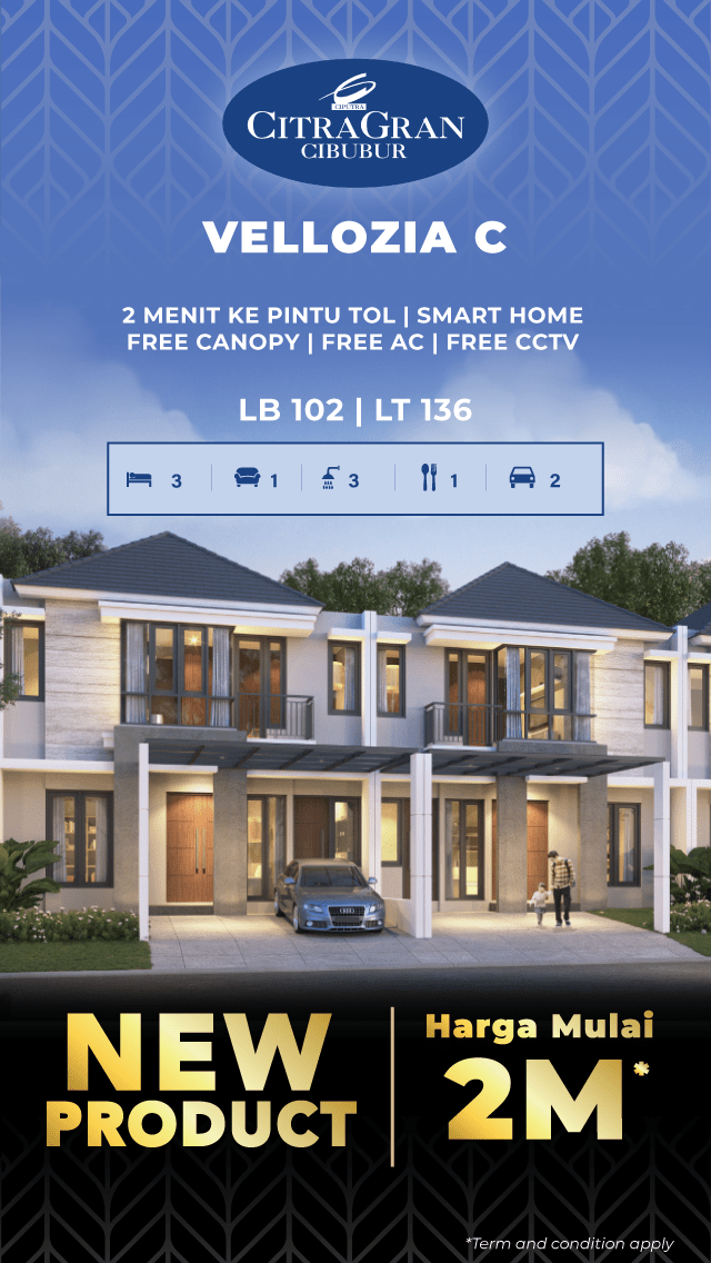 Hunian Modern Cibubur dekat Gerbang Tol&nbsp;Cibubur